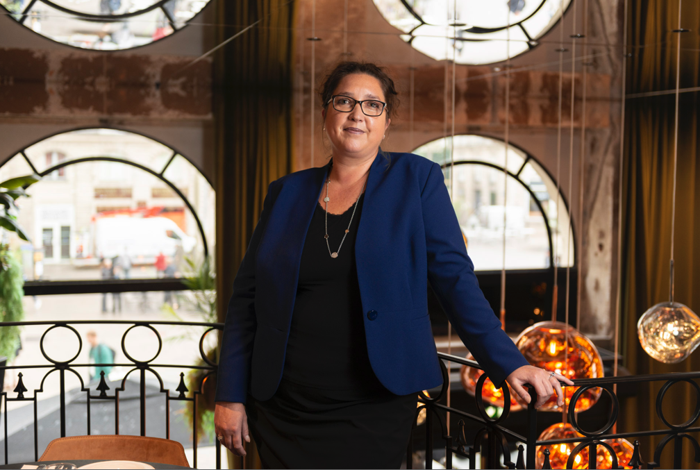 Portrait d'une femme dirigeante d'un restaurant
